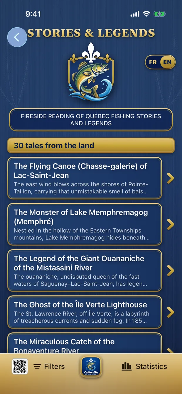 Stories and legends list