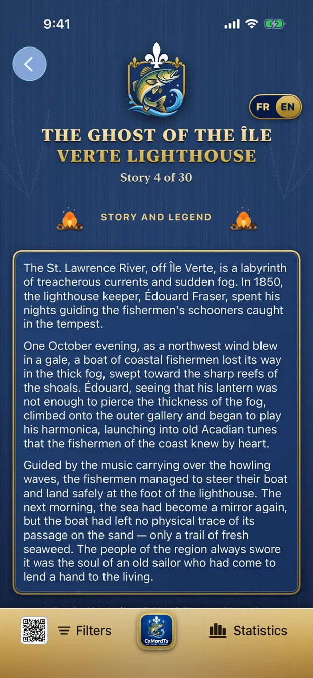 Reading a legend